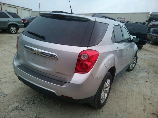 2GNALPEK9C6395006 - 2012 CHEVROLET EQUINOX LT SILVER photo 4