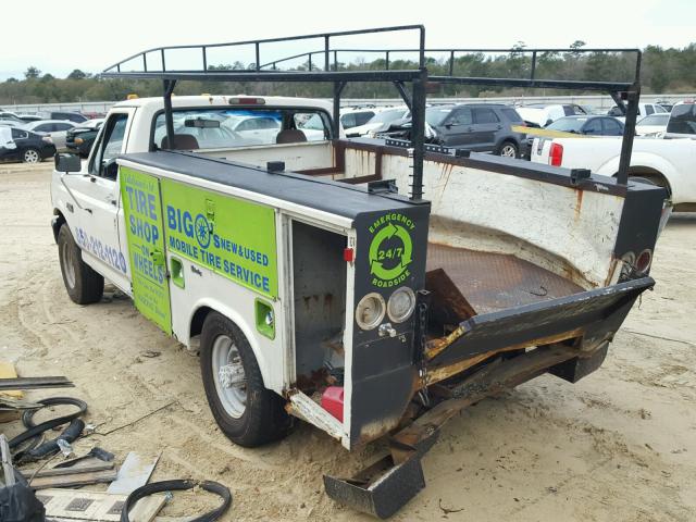 1FDHF37H7SNA59515 - 1995 FORD F350 WHITE photo 3