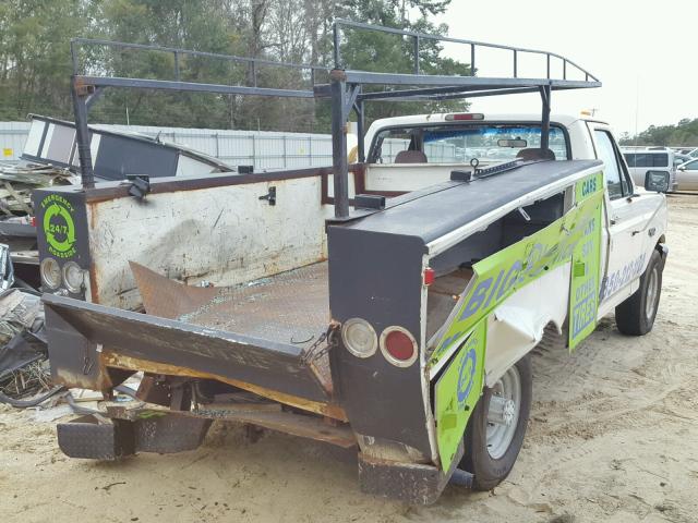 1FDHF37H7SNA59515 - 1995 FORD F350 WHITE photo 4