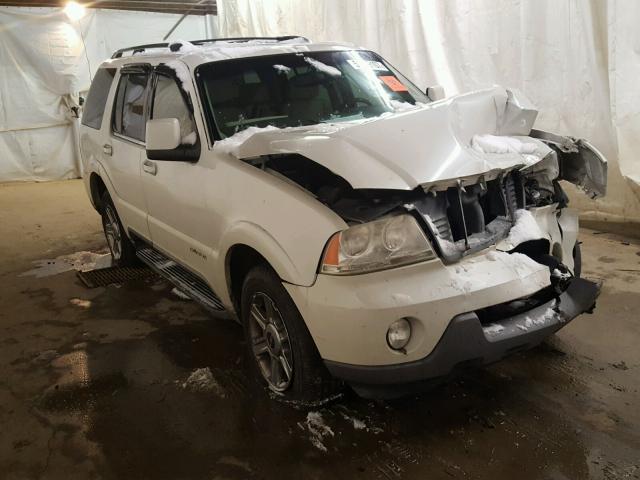 5LMEU88H84ZJ33117 - 2004 LINCOLN AVIATOR WHITE photo 1