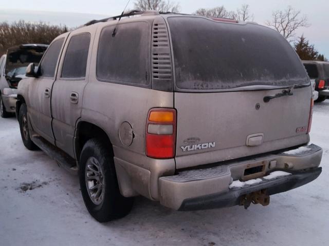 1GKEK63U11J240403 - 2001 GMC DENALI GRAY photo 3