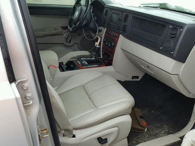 1J8HG58266C301258 - 2006 JEEP COMMANDER ვერცხლისფერი ფოტო 5
