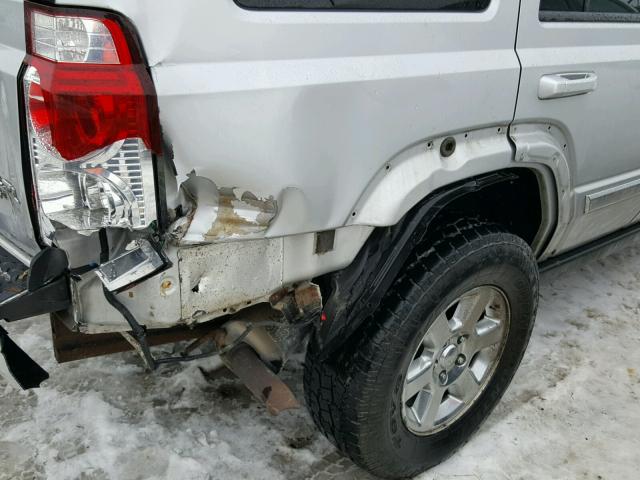 1J8HG58266C301258 - 2006 JEEP COMMANDER ვერცხლისფერი ფოტო 9