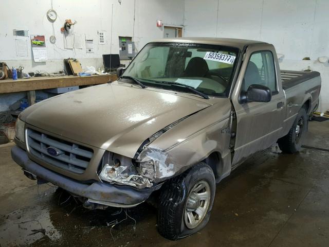 1FTYR10U73PB32914 - 2003 FORD RANGER BROWN photo 2