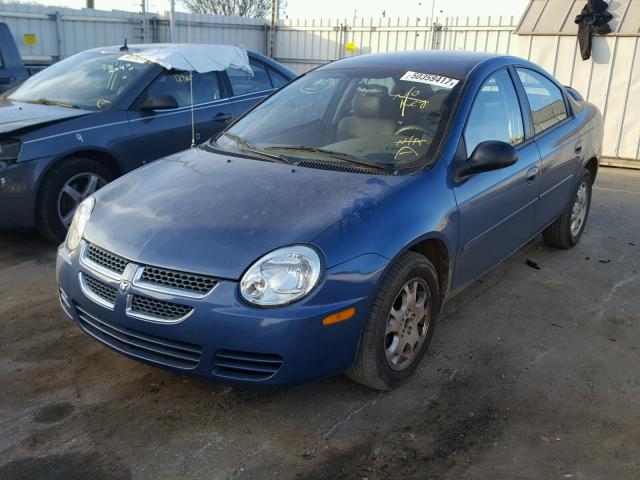 1B3ES56C53D197440 - 2003 DODGE NEON SXT BLUE photo 2