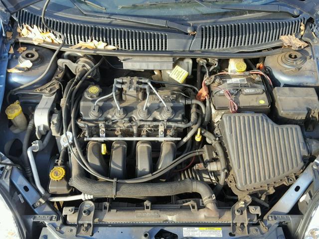 1B3ES56C53D197440 - 2003 DODGE NEON SXT BLUE photo 7