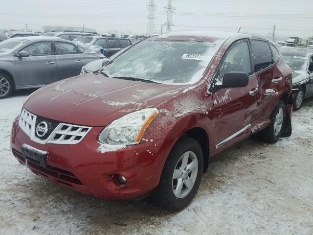 JN8AS5MT4CW276039 - 2012 NISSAN ROGUE S RED photo 2