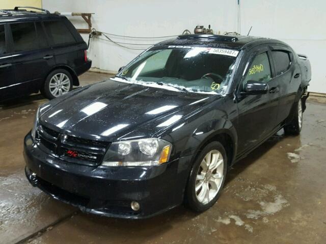 1C3CDZBG9CN161524 - 2012 DODGE AVENGER R/ BLACK photo 2