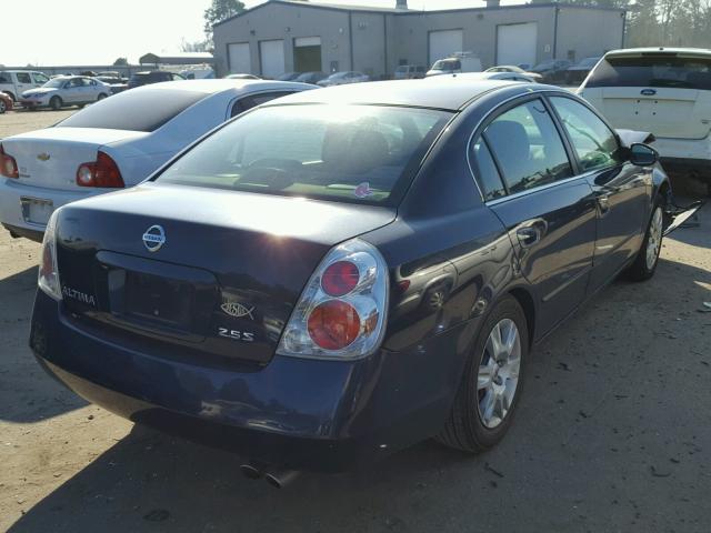 1N4AL11D86N382282 - 2006 NISSAN ALTIMA S BLUE photo 4