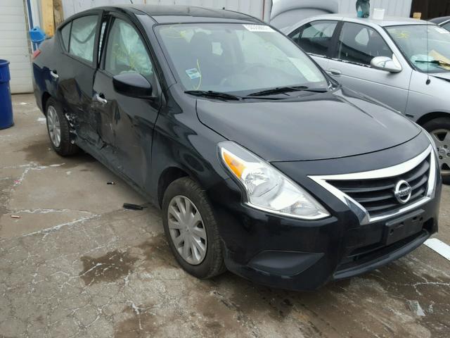 3N1CN7AP4GL812081 - 2016 NISSAN VERSA S BLACK photo 1