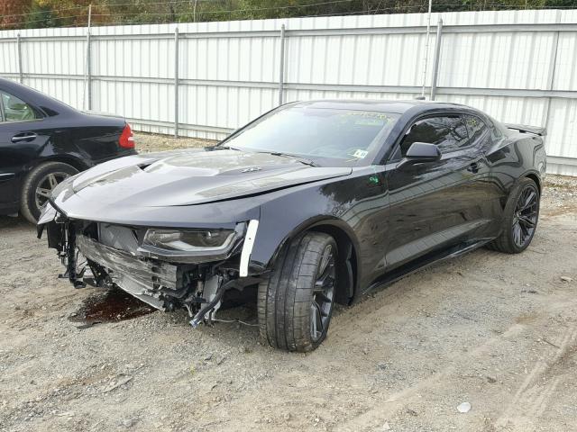 1G1FK1R63J0137848 - 2018 CHEVROLET CAMARO ZL1 黑色 照片 2