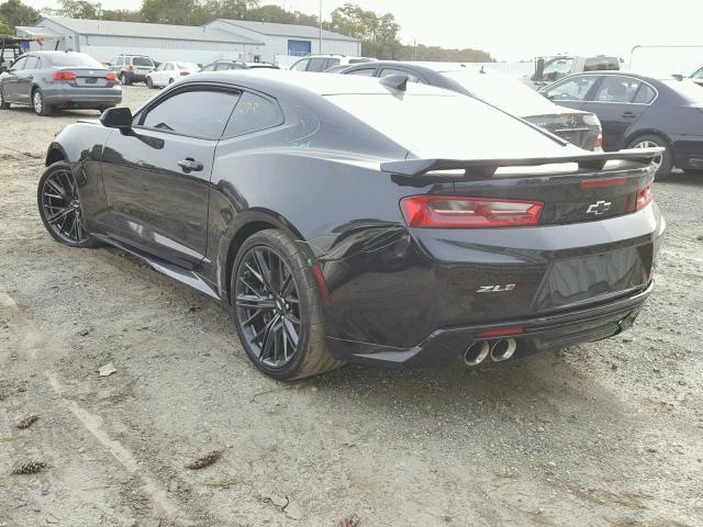 1G1FK1R63J0137848 - 2018 CHEVROLET CAMARO ZL1 黑色 照片 3