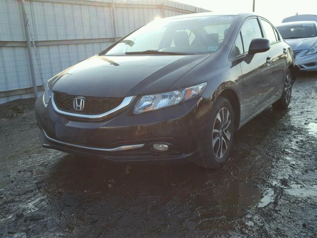 19XFB2F93DE260931 - 2013 HONDA CIVIC EXL BLACK photo 2