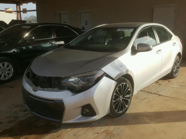 5YFBURHE1FP195767 - 2015 TOYOTA COROLLA L GRAY photo 2