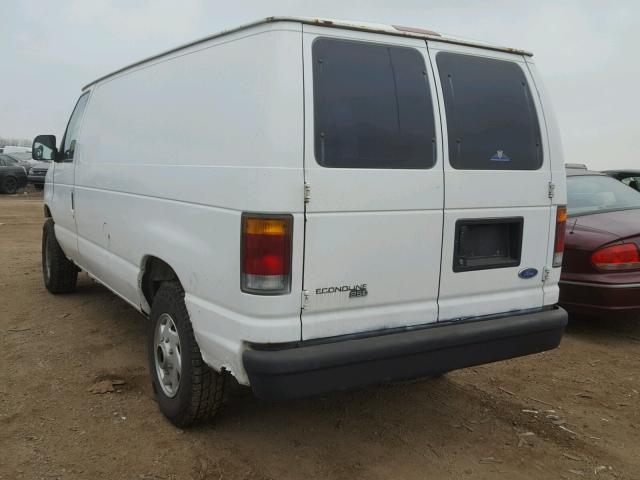 1FTHE24Y0NHA93613 - 1992 FORD ECONOLINE WHITE photo 3