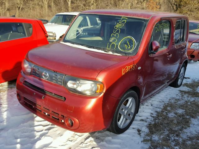 JN8AZ28R29T124862 - 2009 NISSAN CUBE BASE RED photo 2