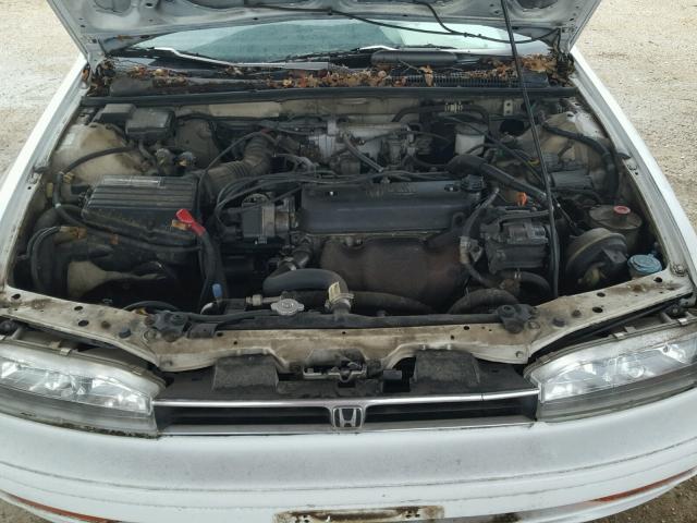 1HGCB9854PA005753 - 1993 HONDA ACCORD LX WHITE photo 7