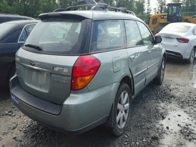 4S4BP61C767345442 - 2006 SUBARU LEGACY OUT GRAY photo 4