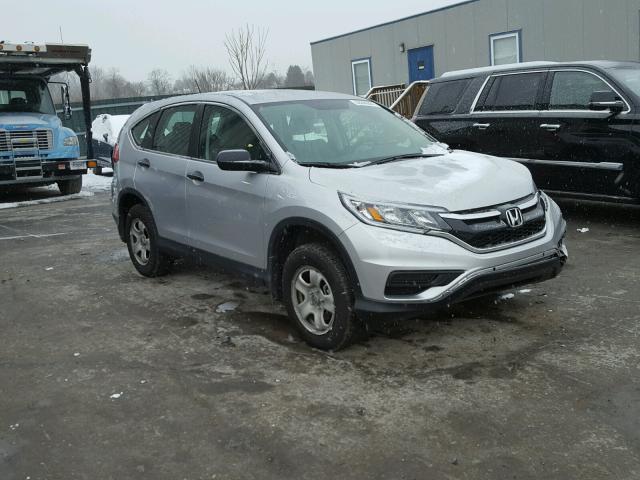 5J6RM4H3XGL128718 - 2016 HONDA CR-V LX SILVER photo 1