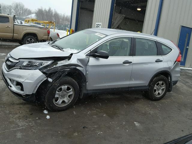 5J6RM4H3XGL128718 - 2016 HONDA CR-V LX SILVER photo 9