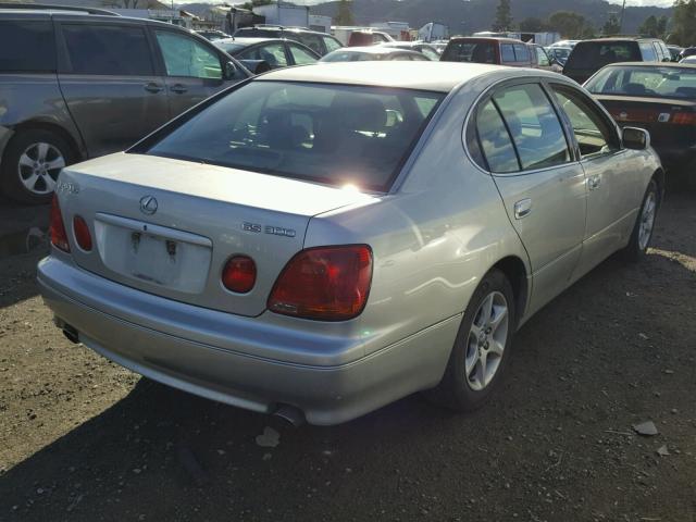 JT8BD69S410133235 - 2001 LEXUS GS 300 SILVER photo 4