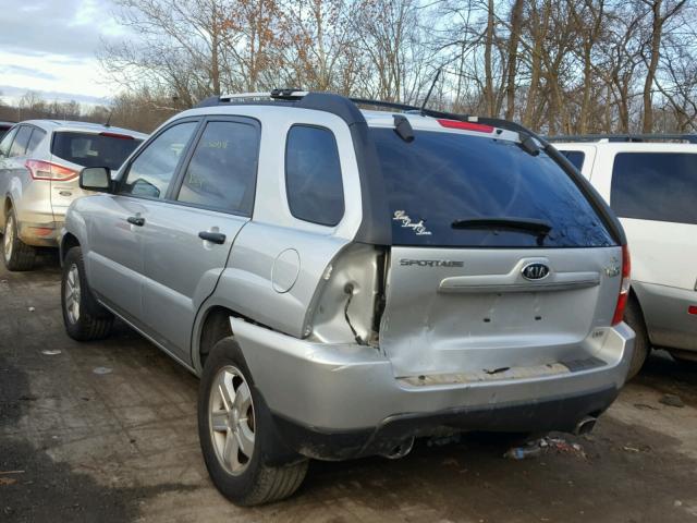 KNDJF723997625987 - 2009 KIA SPORTAGE L SILVER photo 3