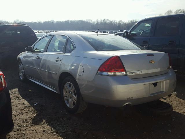 2G1WB5E30F1109049 - 2015 CHEVROLET IMPALA LIM SILVER photo 3