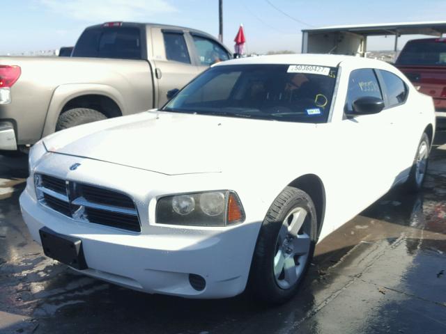 2B3LA43R48H110912 - 2008 DODGE CHARGER WHITE photo 2