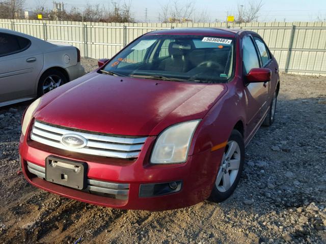 3FAFP07Z86R232466 - 2006 FORD FUSION SE RED photo 2