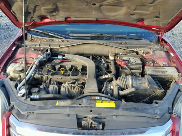 3FAFP07Z86R232466 - 2006 FORD FUSION SE RED photo 7