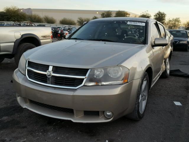 1B3LC76M48N213587 - 2008 DODGE AVENGER R/ TAN photo 2