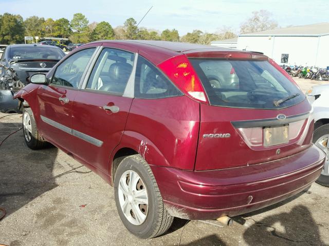 1FAFP37N27W220813 - 2007 FORD FOCUS ZX5 RED photo 3