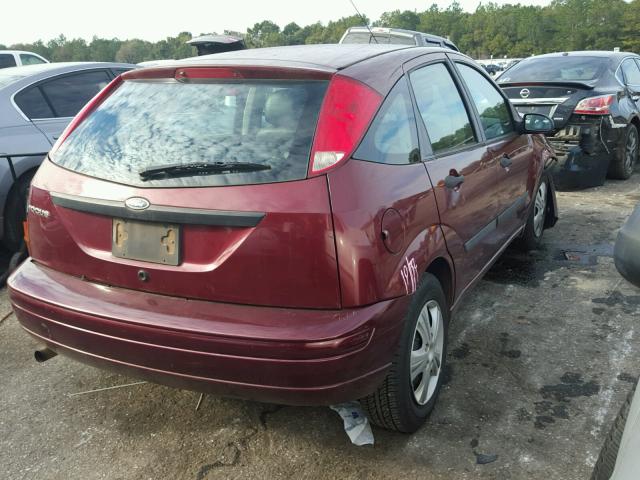 1FAFP37N27W220813 - 2007 FORD FOCUS ZX5 RED photo 4