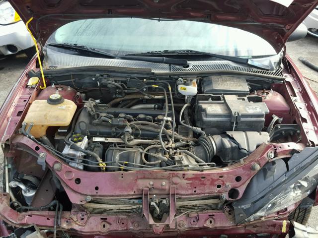 1FAFP37N27W220813 - 2007 FORD FOCUS ZX5 RED photo 7