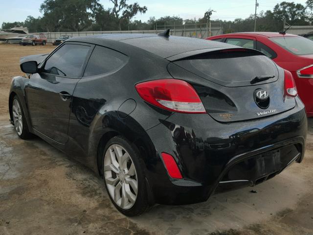 KMHTC6AD8CU056575 - 2012 HYUNDAI VELOSTER B BLACK photo 3