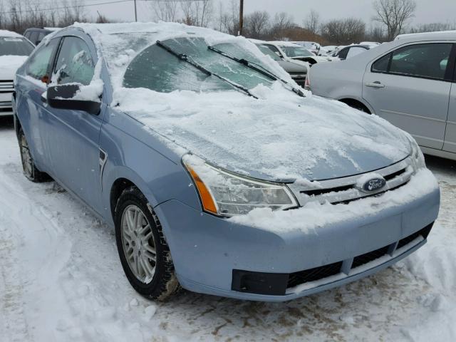 1FAHP33N48W144429 - 2008 FORD FOCUS SE BLUE photo 1