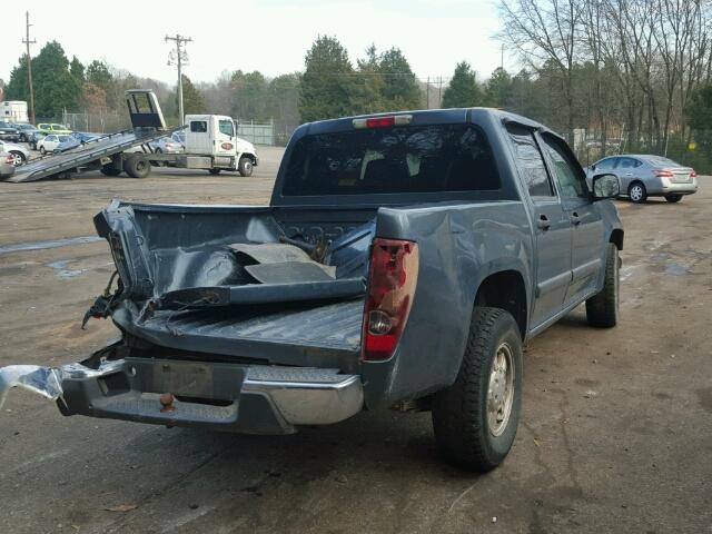 1GCCS138368165582 - 2006 CHEVROLET COLORADO BLUE photo 4