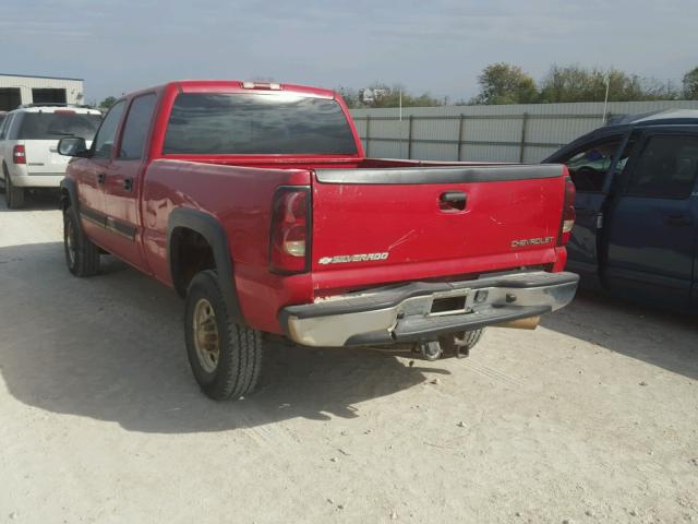 1GCHC23214F268397 - 2004 CHEVROLET SILVERADO RED photo 3