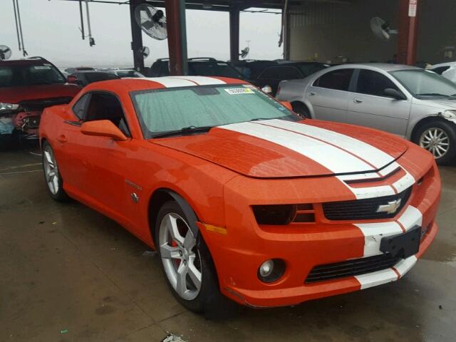 2G1FK1EJ7A9209859 - 2010 CHEVROLET CAMARO SS ORANGE photo 1