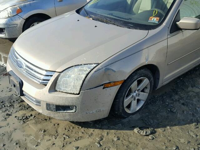 3FAHP07196R207269 - 2006 FORD FUSION SE BEIGE photo 9