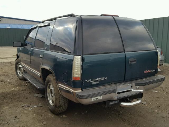 1GKEK13R3TJ720413 - 1996 GMC YUKON GREEN photo 3