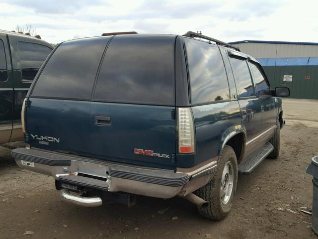 1GKEK13R3TJ720413 - 1996 GMC YUKON GREEN photo 4