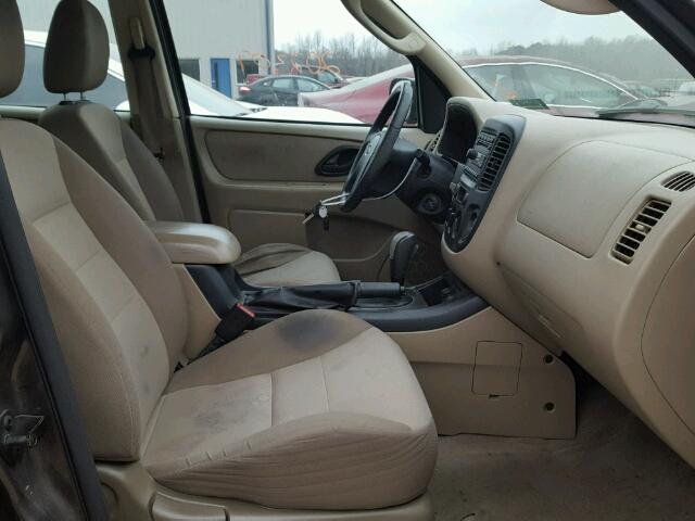 1FMYU02Z77KB80185 - 2007 FORD ESCAPE XLS BROWN photo 5