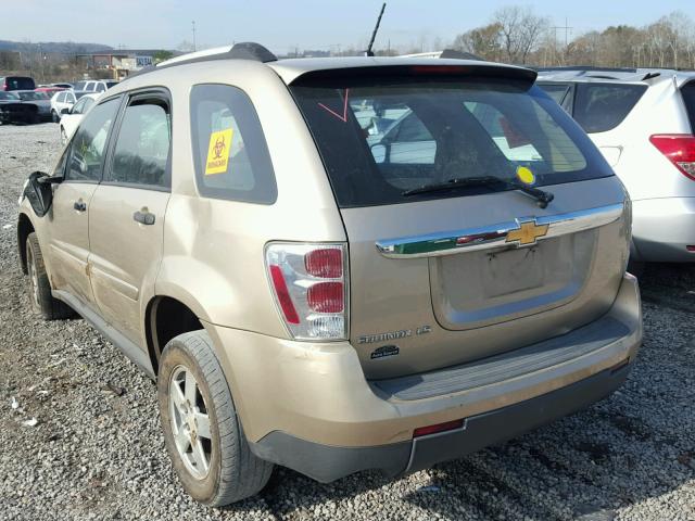 2CNDL23F386307830 - 2008 CHEVROLET EQUINOX LS GOLD photo 3