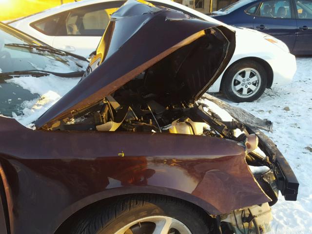 5NPEU46FX6H110451 - 2006 HYUNDAI SONATA GLS BURGUNDY photo 9