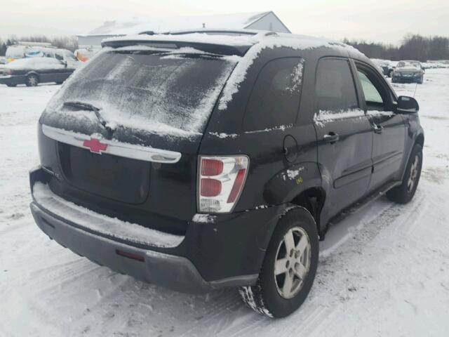 2CNDL63F856084350 - 2005 CHEVROLET EQUINOX LT BLACK photo 4