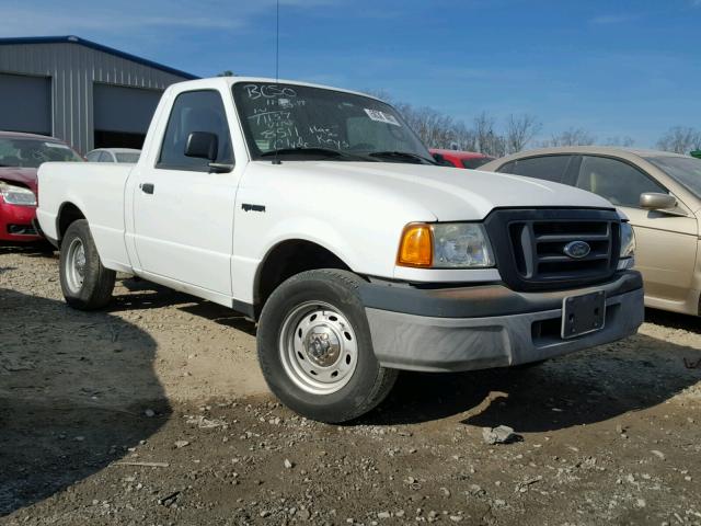 1FTYR10D65PA78511 - 2005 FORD RANGER WHITE photo 1