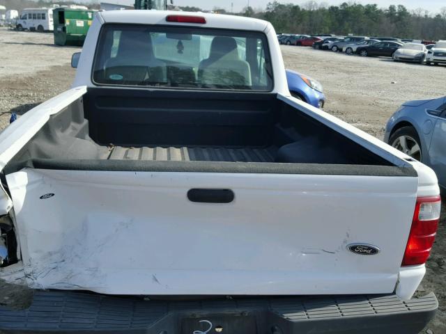 1FTYR10D65PA78511 - 2005 FORD RANGER WHITE photo 9