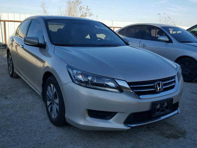 1HGCR2F38DA155543 - 2013 HONDA ACCORD LX BEIGE photo 1