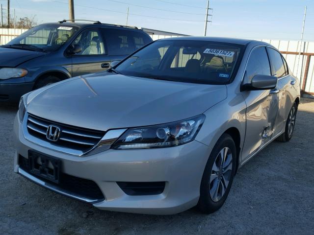 1HGCR2F38DA155543 - 2013 HONDA ACCORD LX BEIGE photo 2